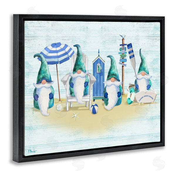 Stupell Industries Paul Brent | Gnome Family Nautical Scene Wall Art