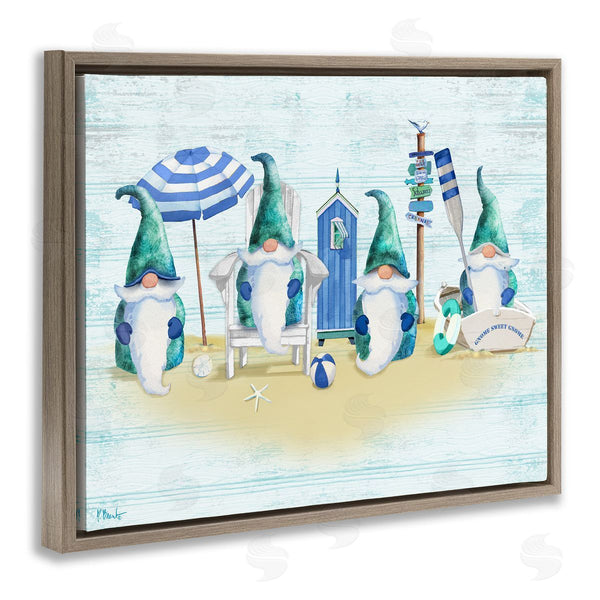 Stupell Industries Paul Brent | Gnome Family Nautical Scene Wall Art