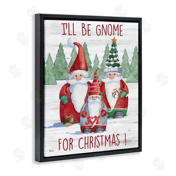 Stupell Industries Paul Brent | Gnome For Christmas Phrase Wall Art