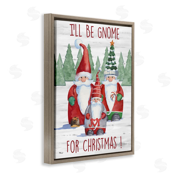 Stupell Industries Paul Brent | Gnome For Christmas Phrase Wall Art