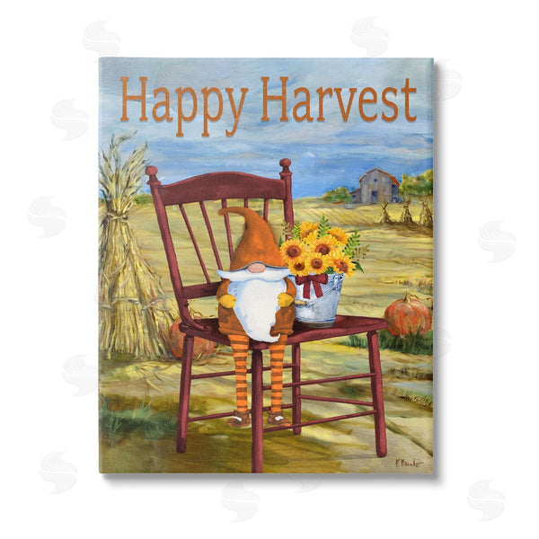 stupell industries Paul Brent | Happy Harvest Country Gnome Wall Art