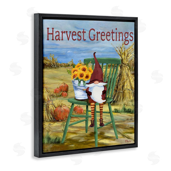 Stupell Industries Paul Brent | Harvest Greetings Gnome Wall Art