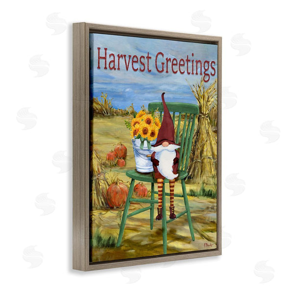 Stupell Industries Paul Brent | Harvest Greetings Gnome Wall Art