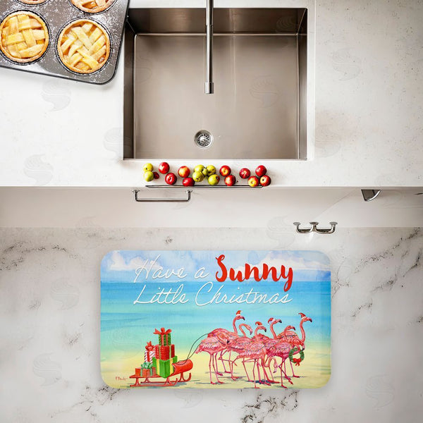 Stupell Industries Paul Brent | Have A Sunny Little Christmas Anti-Fatigue Mat