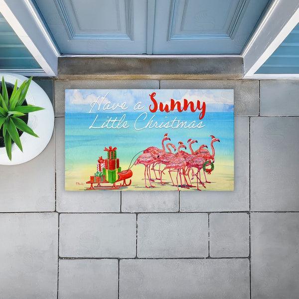 Stupell Industries Paul Brent | Have A Sunny Little Christmas Non-Woven Door Mat