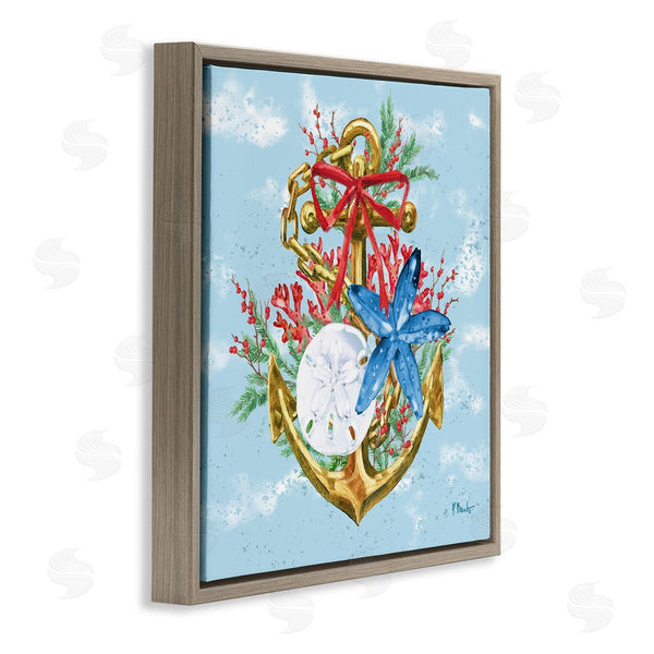 Stupell Industries Paul Brent | Holiday Submerged Anchor