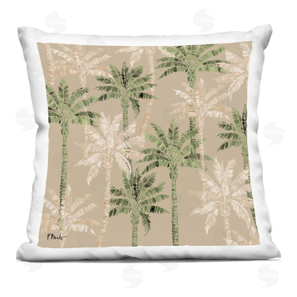 stupell industries Paul Brent | Hollywood Palms Pattern Printed Throw Pillow