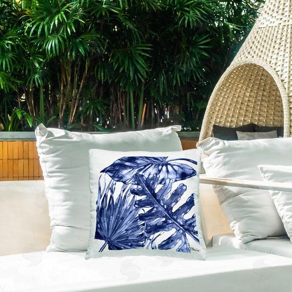 Stupell Industries Paul Brent | Hued Palm Fronds Printed Throw Pillow