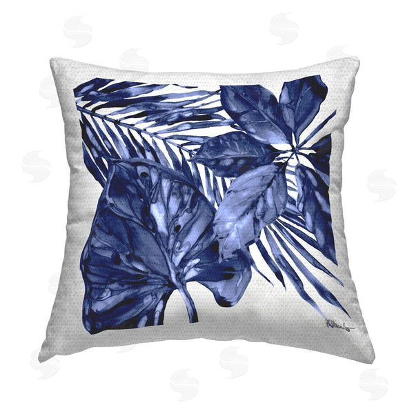 Stupell Industries Paul Brent | Hued Plant Fronds Printed Throw Pillow