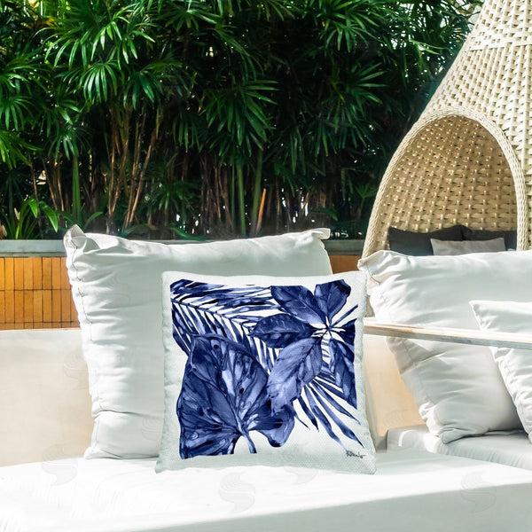 Stupell Industries Paul Brent | Hued Plant Fronds Printed Throw Pillow