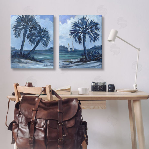 Stupell Industries Paul Brent | Impressions Of Indigo Palms Wall Art