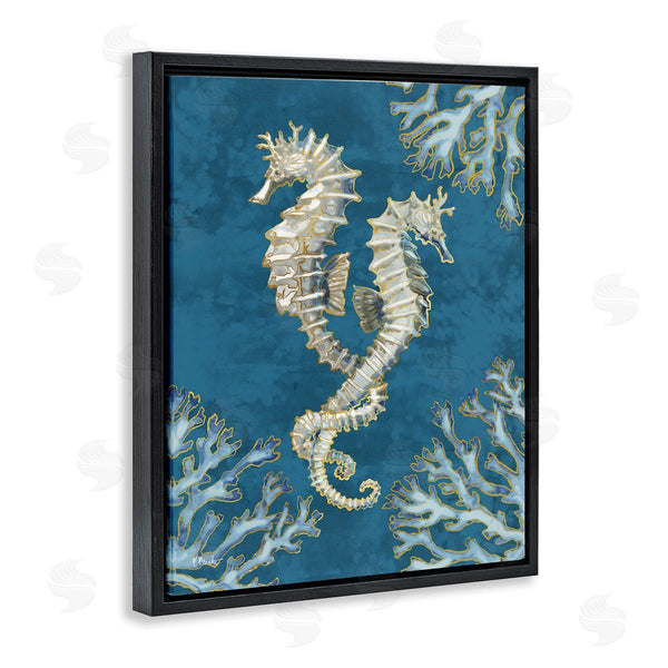 Stupell Industries Paul Brent | Intertwined Seahorses Playa Sealife