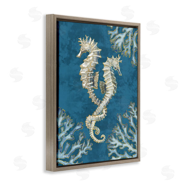 Stupell Industries Paul Brent | Intertwined Seahorses Playa Sealife