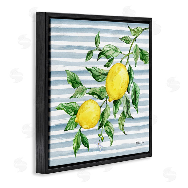 Stupell Industries Paul Brent | Juicy Lemon Vine On Blue