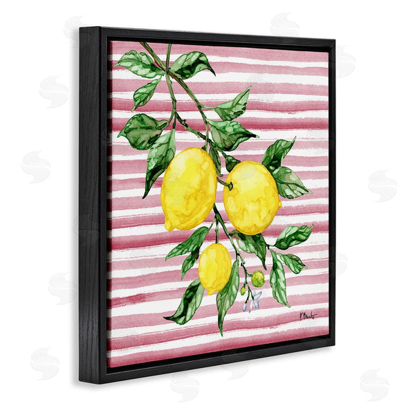 Stupell Industries Paul Brent | Juicy Lemon Vine On Pink
