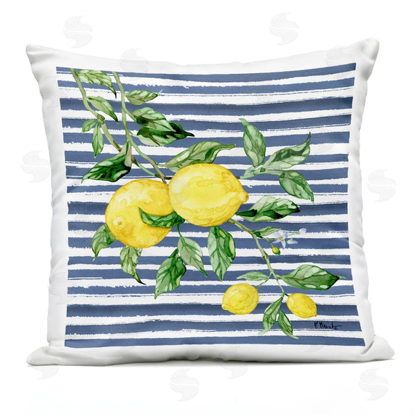 Stupell Industries Paul Brent | Juicy Lemon Vine Printed Throw Pillow