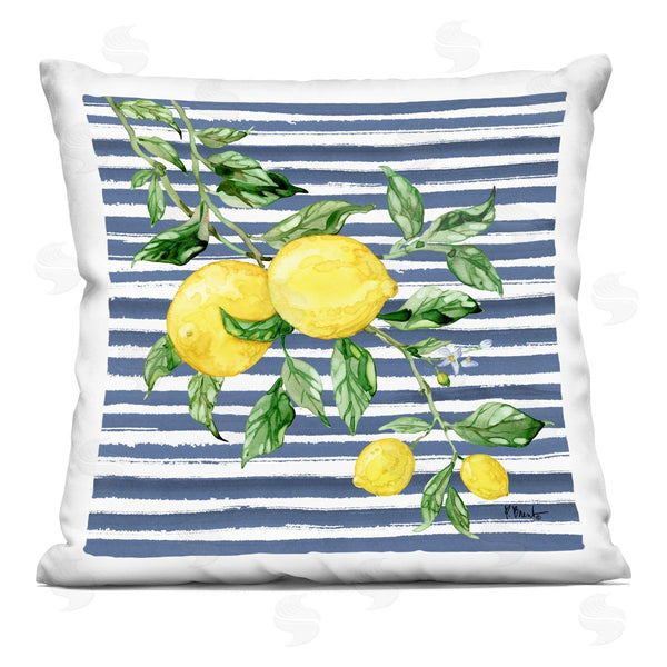 stupell industries Paul Brent | Juicy Lemon Vine Printed Throw Pillow