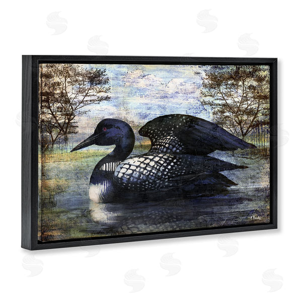 Stupell Industries Paul Brent | Loon In Rustic Pond Wall Art