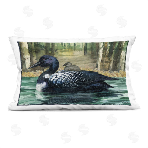 stupell industries Paul Brent | Loon with Baby on Lake