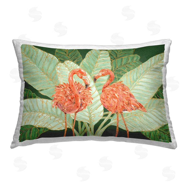 Stupell Industries Paul Brent | Martinique Flamingos & Leaves