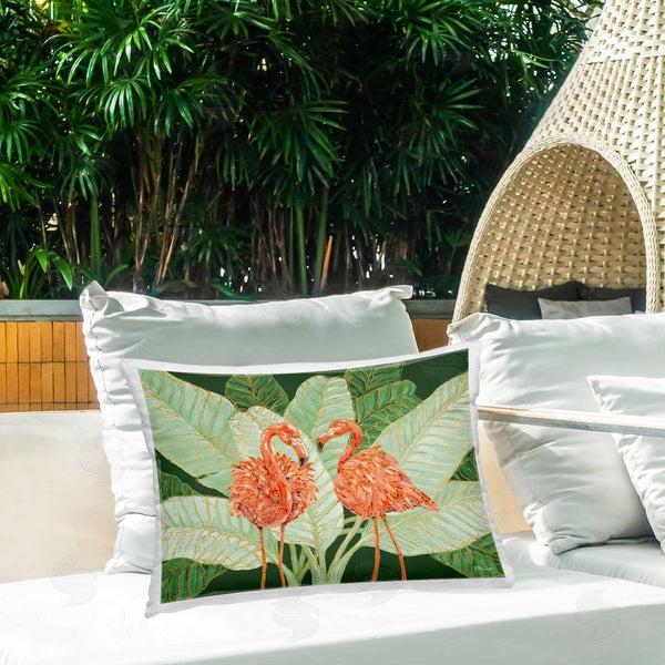 Stupell Industries Paul Brent | Martinique Flamingos & Leaves