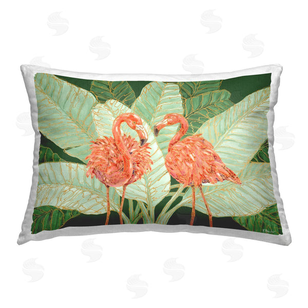 stupell industries Paul Brent | Martinique Flamingos & Leaves