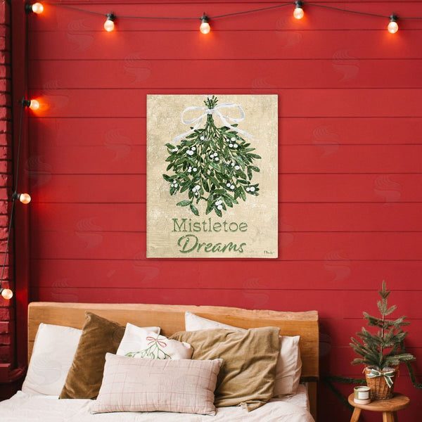 Stupell Industries Paul Brent | Mistletoe Dreams Rustic Wall Art