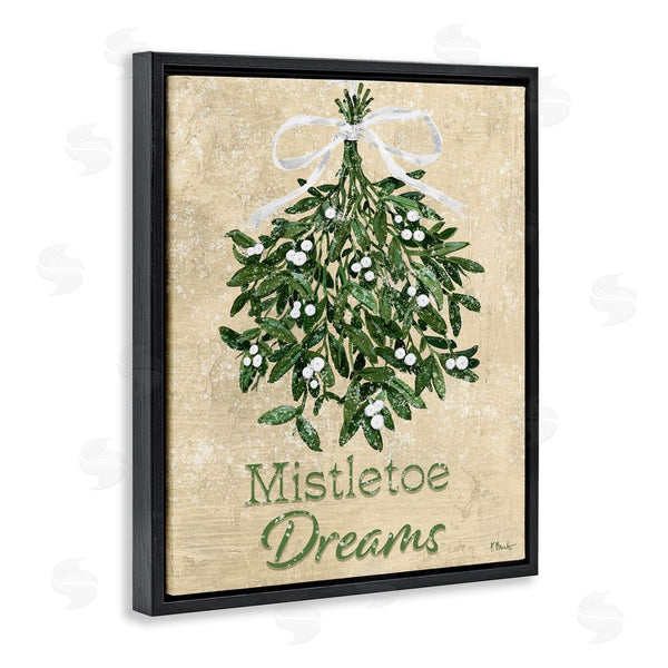 Stupell Industries Paul Brent | Mistletoe Dreams Rustic Wall Art
