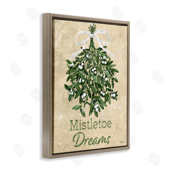 Stupell Industries Paul Brent | Mistletoe Dreams Rustic Wall Art