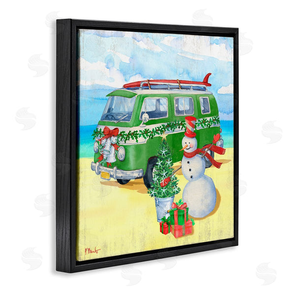 Stupell Industries Paul Brent | Nautical Christmas Holiday Beach Wall Art