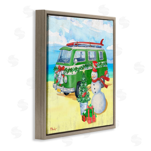 Stupell Industries Paul Brent | Nautical Christmas Holiday Beach Wall Art