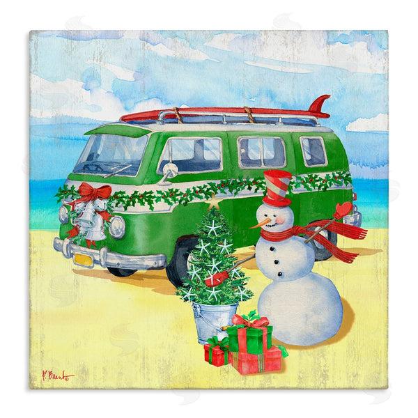 stupell industries Paul Brent | Nautical Christmas Holiday Beach Wall Art