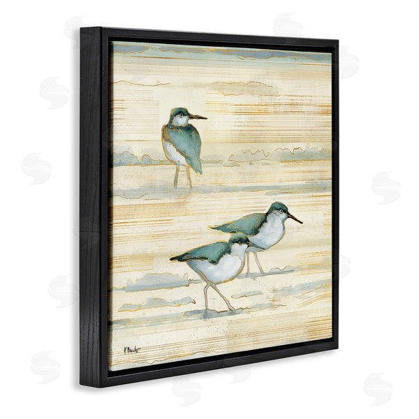 Stupell Industries Paul Brent | Oceanside Sandpipers Beach Birds Wall Art