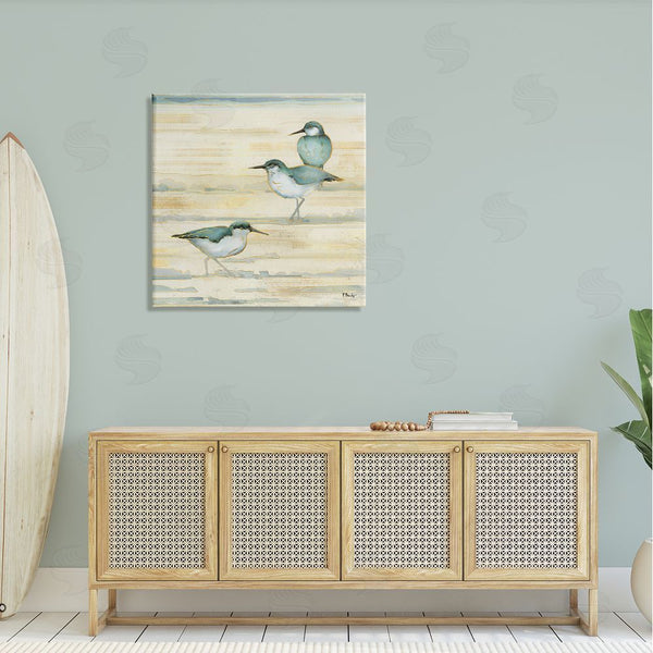 Stupell Industries Paul Brent | Oceanside Sandpipers Summer Coast Wall Art