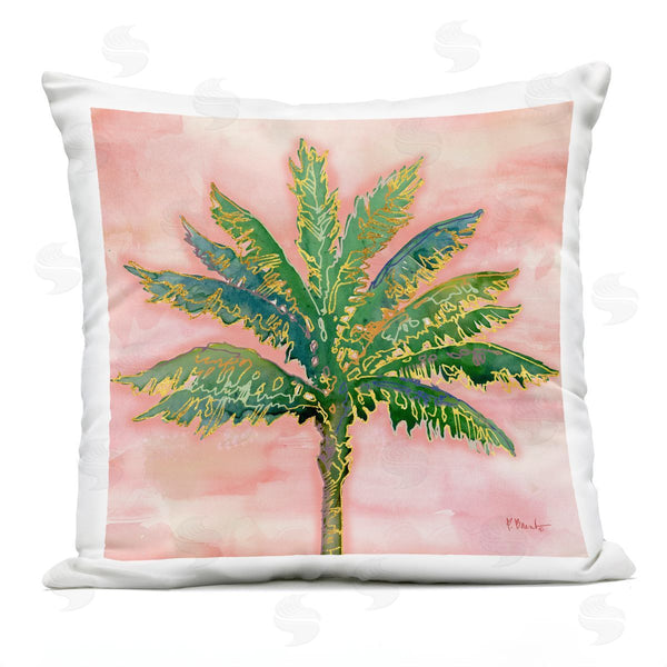 Stupell Industries Paul Brent | Palm Tree Summer Sunset Printed Throw Pillow