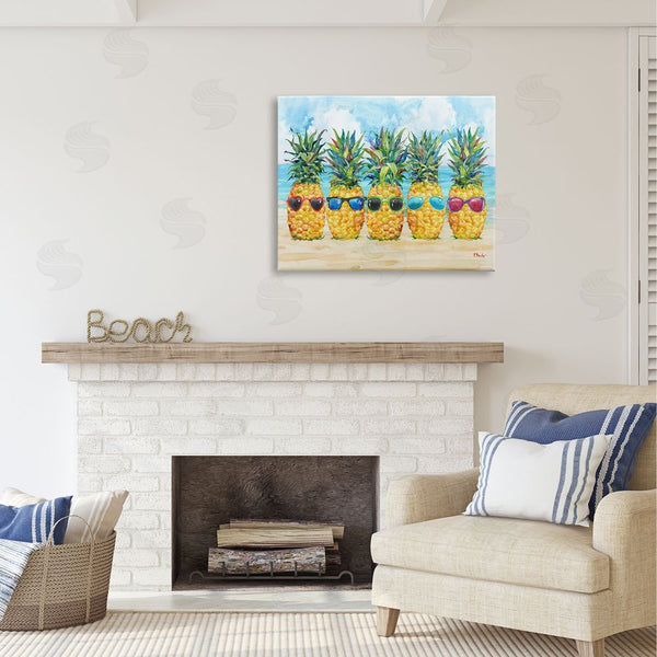 Stupell Industries Paul Brent | Pineapples & Sunglasses Wall Art