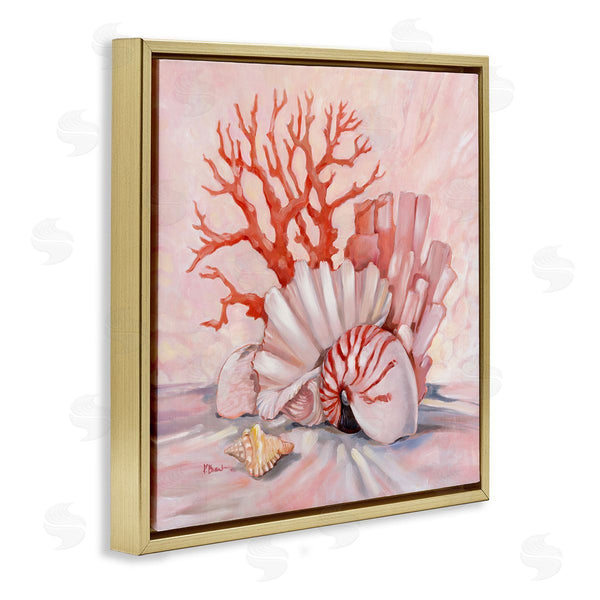 Stupell Industries Paul Brent | Pink Coral Still Life