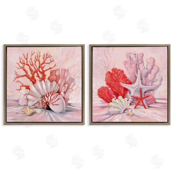 Stupell Industries Paul Brent | Pink Coral Still Life Wall Art