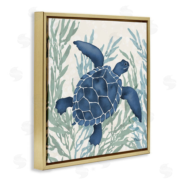 Stupell Industries Paul Brent | Radiant Sea Life Tortoise