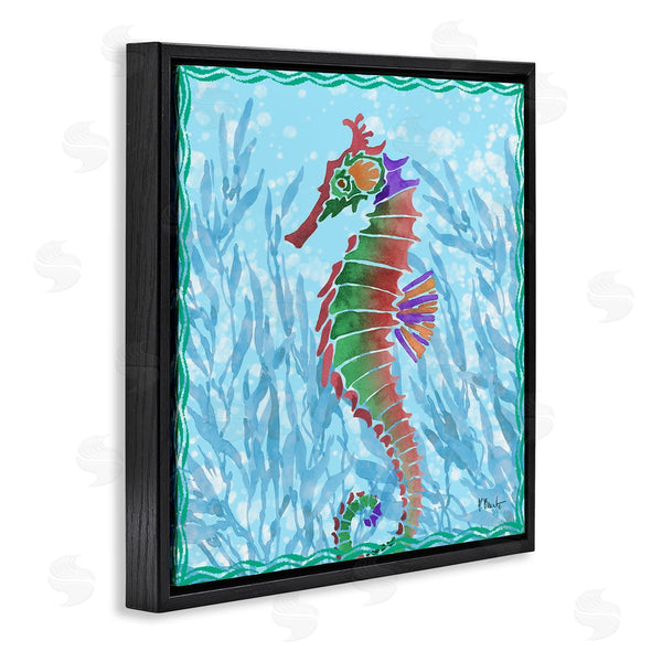 Stupell Industries Paul Brent | Radiant Seahorse & Seaweed