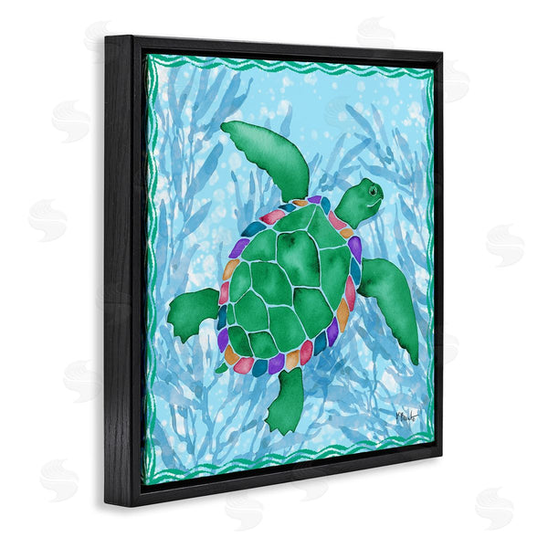 Stupell Industries Paul Brent | Radiant Sealife Turtle