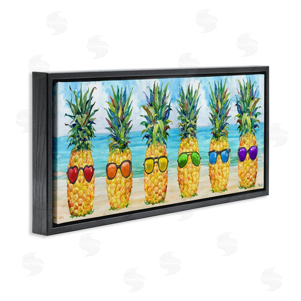 Stupell Industries Paul Brent | Rainbow Beach Pineapples Wall Art