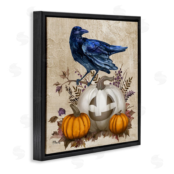Stupell Industries Paul Brent | Raven & Jack-o-Lantern Wall Art
