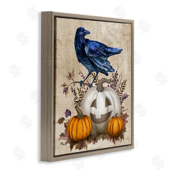 Stupell Industries Paul Brent | Raven & Jack-o-Lantern Wall Art