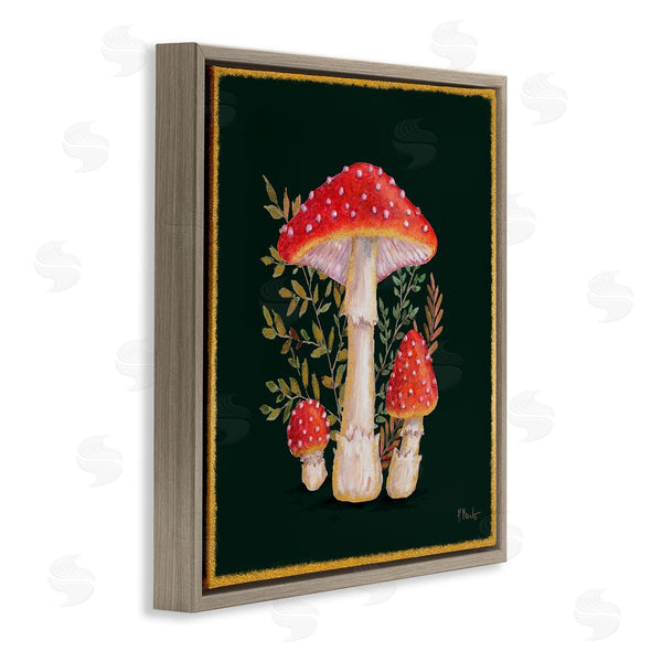 Stupell Industries Paul Brent | Red Mushrooms & Ferns Wall Art