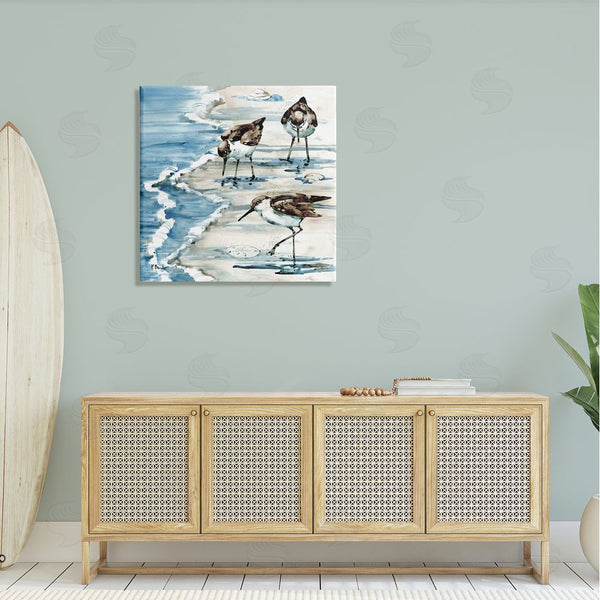 Stupell Industries Paul Brent | Rockhampton Sandpipers Beach Grazing Wall Art