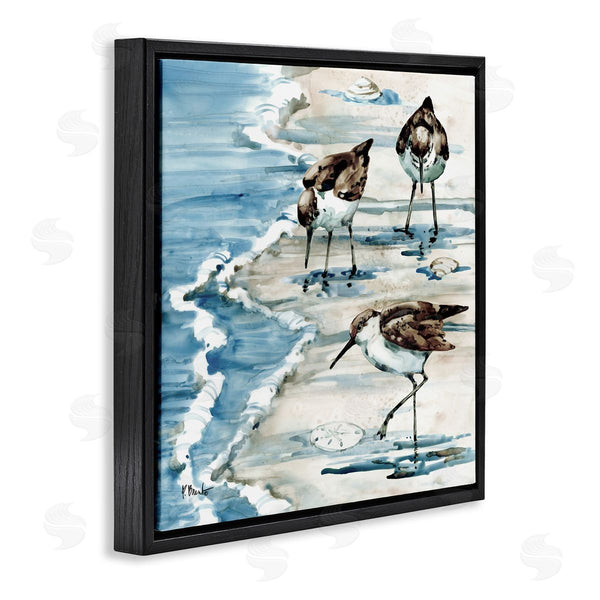 Stupell Industries Paul Brent | Rockhampton Sandpipers Beach Grazing Wall Art