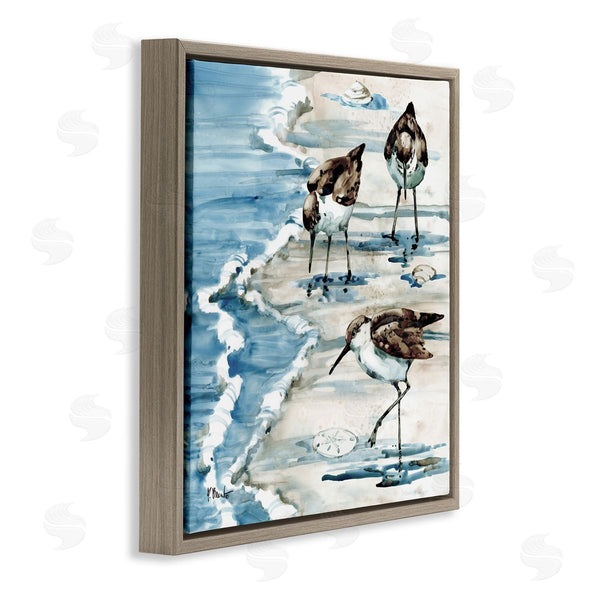 Stupell Industries Paul Brent | Rockhampton Sandpipers Beach Grazing Wall Art
