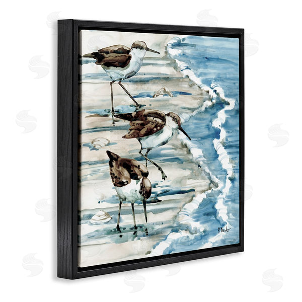 Stupell Industries Paul Brent | Rockhampton Sandpipers Beach Ripples