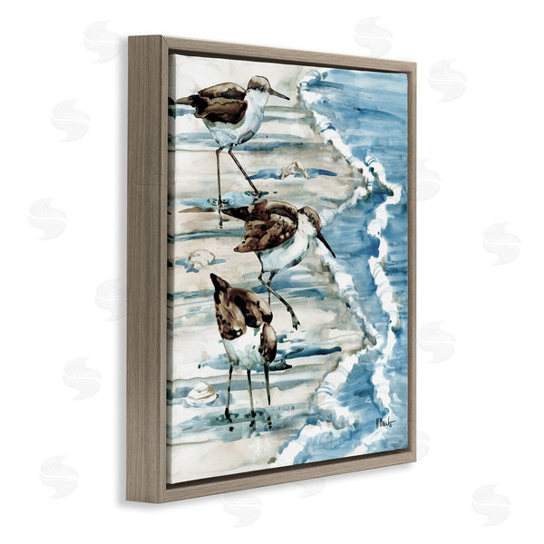 Stupell Industries Paul Brent | Rockhampton Sandpipers Beach Ripples